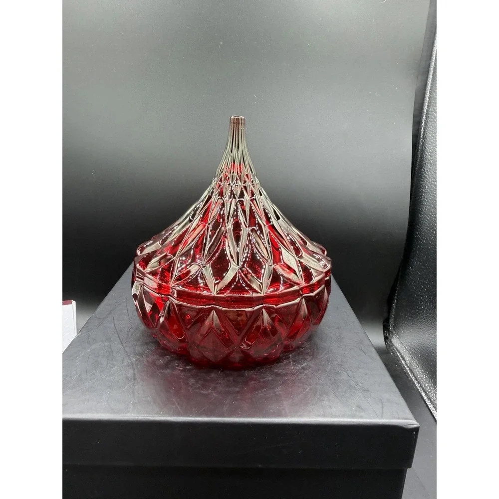 🍬❤️ Godinger Hershey's Kisses Crystal Candy Dish – 